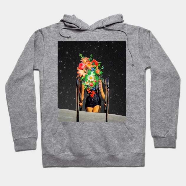 Star Bath collage art Hoodie by CollageSoul